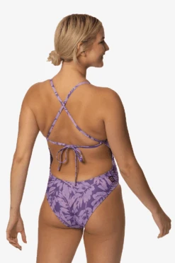 Dayno 3 Swim Onesie - Lavish -Outlet Aqua Surf Wears Store Swim Onesies Dayno 3 Print Lavish Back2 EmiJack 041323