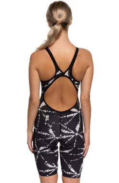 Fuse Fixed-Back Tech Suit - Haze -Outlet Aqua Surf Wears Store Swim Onesies Fuse Print Back Haze JOLYNxFinis Malia 062521