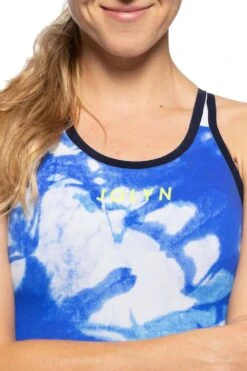 Fuse Fixed-Back Tech Suit - Tides Dye 17 Fuse Fixed-Back Tech Suit - Tides Dye -Outlet Aqua Surf Wears Store Swim Onesies Fuse Print Detail Tides Dye JOLYNxFinis Hillary 072021