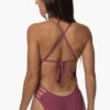 Gavin Swim Onesie - Plum