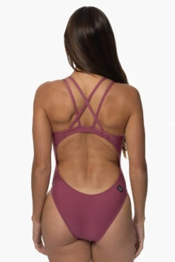 Murray Swim Onesie - Plum