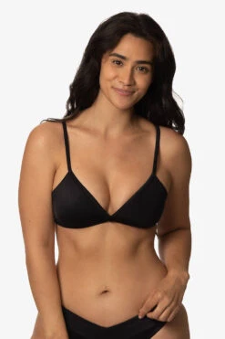Artemis Bikini Top - Black -Outlet Aqua Surf Wears Store Swim Tops Artimis Solids Black Front Destiny CSGD1 041123