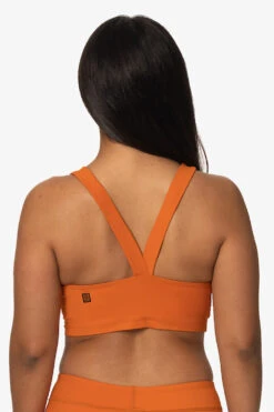 Biarritz Bikini Top - Ginger -Outlet Aqua Surf Wears Store Swim Tops Biarritz Solid Ginger Back TiaSurf KianiSouza 020923