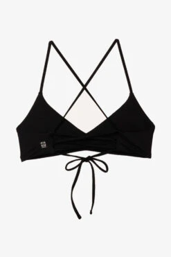Eliana Bikini Top - Black -Outlet Aqua Surf Wears Store Swim Tops Eliana Solid Black Back Diana 011023