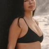 Eliana Bikini Top - Black