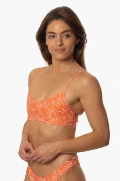 Hikari Bikini Top - Crystal Cove -Outlet Aqua Surf Wears Store Swim Tops Hikari Prints Crystal Cove FrontSide2 MichelleMason JSD2.23 030723