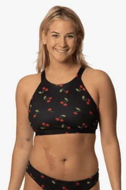 Kaylee Bikini Top - Cherries