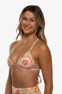 Lily Bikini Top - Stella -Outlet Aqua Surf Wears Store Swim Tops Lily Print Stella Side Mia 052022