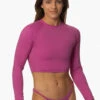 Moana Long Sleeved Crop Rashie - Leucadia