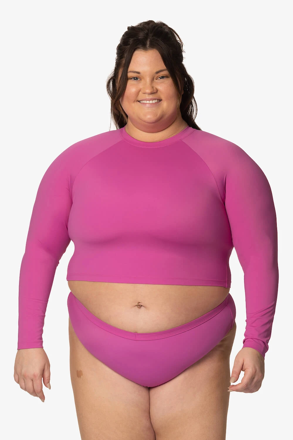 Moana Long Sleeved Crop Rashie - Leucadia 4 Moana Long Sleeved Crop Rashie - Leucadia - Image 4