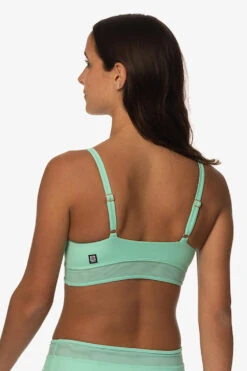 Outlet Aqua Surf Wears Store -Outlet Aqua Surf Wears Store Swim Tops Penelope Solids Spirulina Back GiannaShami 040323