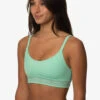 Penelope Mesh Bikini Top - Spirulina