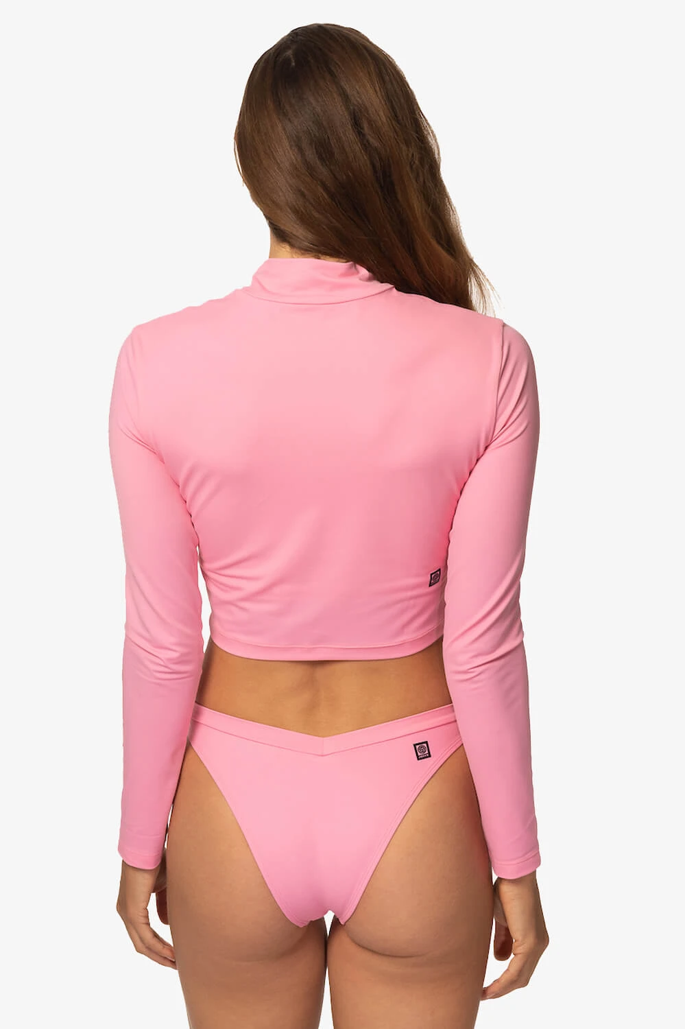 Tofino Long Sleeved Crop 1/4 Zip-up Rashie - Dazzle 3 Tofino Long Sleeved Crop 1/4 Zip-up Rashie - Dazzle - Image 3