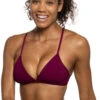 Triangle Bikini Top - Cabernet