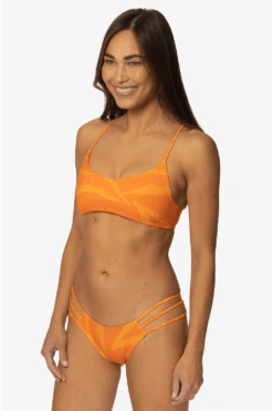 Cloud Break Bikini Bottom - Pyramid -Outlet Aqua Surf Wears Store Swim Bottoms cloudbreak solid Pyramid Side LisaDillon 040323