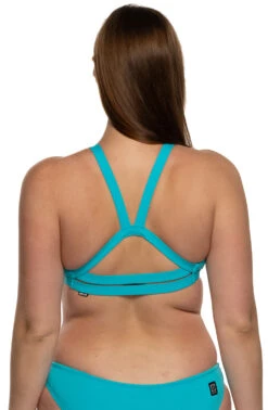 Kaylee Bikini Top - Papaya -Outlet Aqua Surf Wears Store Swim Tops Kaylee Solid Back Hawaii Blue HAW Malia 052821