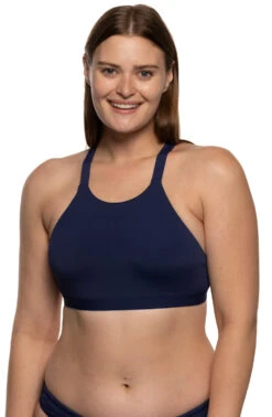 Kaylee Bikini Top - Navy