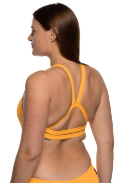 Kaylee Bikini Top - Papaya -Outlet Aqua Surf Wears Store Swim Tops Kaylee Solid Side Mango MAN Malia 052821