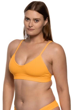 Mara Bikini Top - Mango -Outlet Aqua Surf Wears Store Swim Tops Mara Solid Side Mango MAN Malia 052821 a9a13a51 06ed 4019 90fd 8e3f8f8eac63