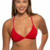 Triangle Bikini Top - Red