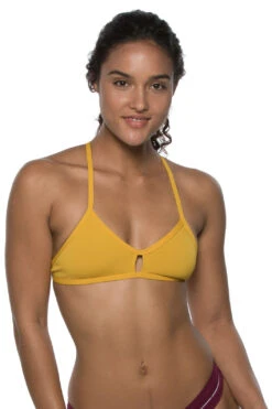 Vent Bikini Top - Mustard