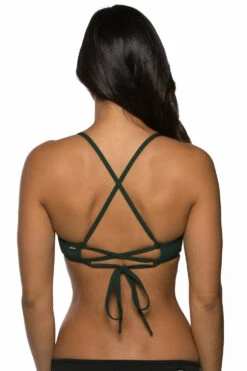 Grayson Bikini Top - Black -Outlet Aqua Surf Wears Store grayson pine b 111714