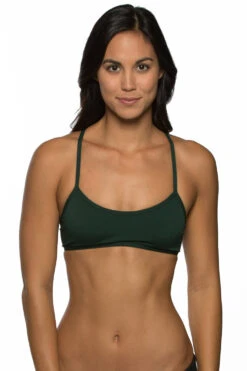 Grayson Bikini Top - Black -Outlet Aqua Surf Wears Store grayson pine f 111714